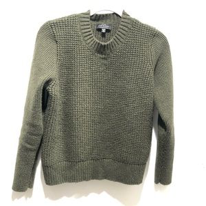 Lucky Brand Crewneck sweater in olive/army green